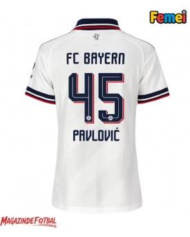 Bayern Munich Aleksandar Pavlovic #45 Tricou Fotbal Replică 2026-27 Femei Deplasare Bayern Munich Aleksandar Pavlovic #45 Tricou Fotbal Replică 2026-27 Femei Deplasare